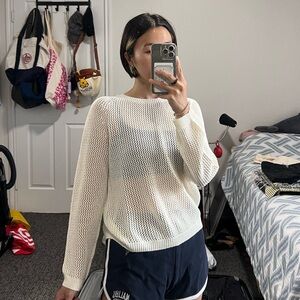 Uniqlo open-knit cotton shirt size M.